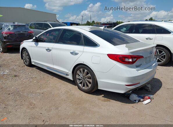 5NPE34AF8HH543134 2017 HYUNDAI SONATA White Rear left