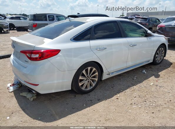 5NPE34AF8HH543134 2017 HYUNDAI SONATA White Rear right