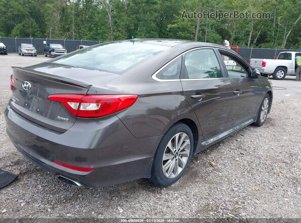 5NPE34AF8HH561195 2017 HYUNDAI SONATA Brown Հետևի աջ