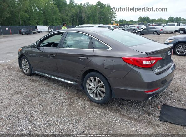 5NPE34AF8HH561195 2017 HYUNDAI SONATA Brown Հետևի ձախ