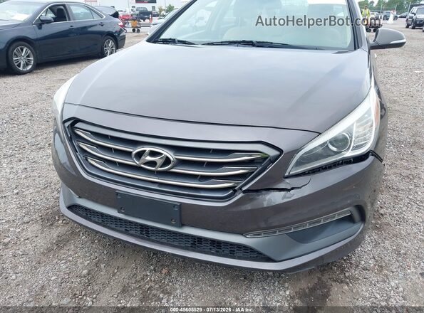 5NPE34AF8HH561195 2017 HYUNDAI SONATA Brown Դիմացի տեսք