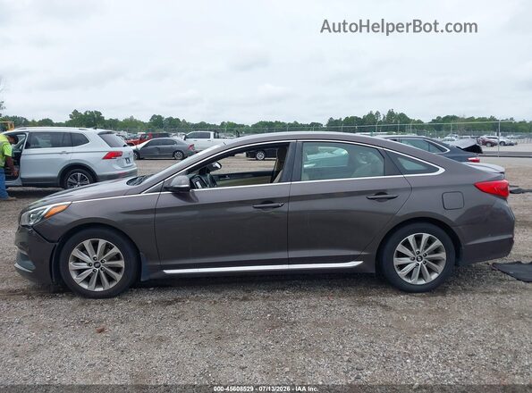 5NPE34AF8HH561195 2017 HYUNDAI SONATA Brown Սալոնի 360 աստիճան տեսք