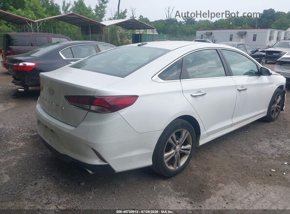 5NPE34AF8JH603354 2018 HYUNDAI SONATA White Rear right