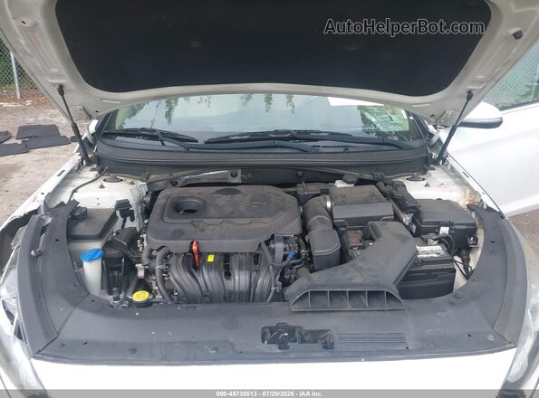 5NPE34AF8JH603354 2018 HYUNDAI SONATA White Rear view