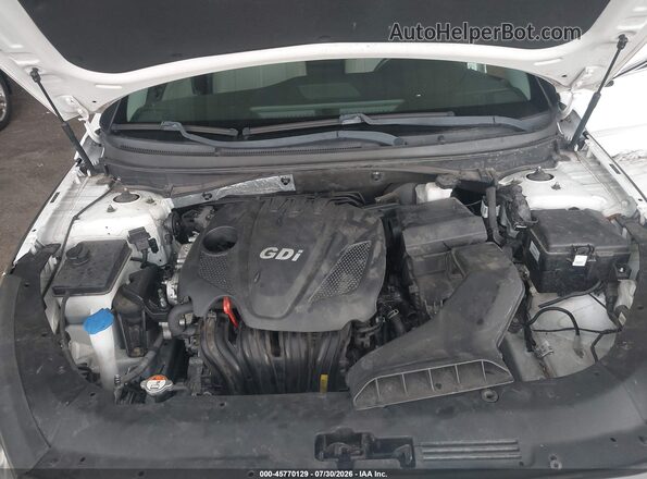 5NPE34AF8JH604259 2018 HYUNDAI SONATA Белый Вид сзади