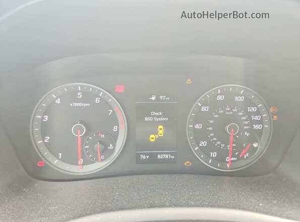 5NPE34AF8JH641537 2018 HYUNDAI SONATA Красный Вид щитка приборов