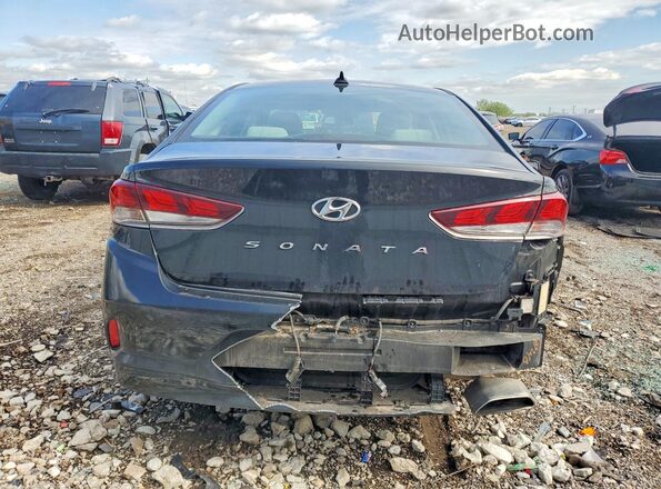 5NPE34AF8JH646480 2018 HYUNDAI SONATA Black Widok z tyłu