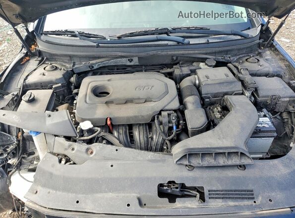 5NPE34AF8JH646480 2018 HYUNDAI SONATA Black Widok wnętrza z tyłu