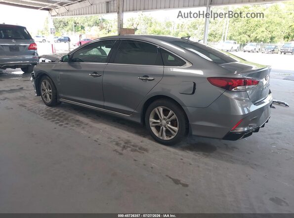 5NPE34AF8JH680564 2018 HYUNDAI SONATA Gray Tył lewy