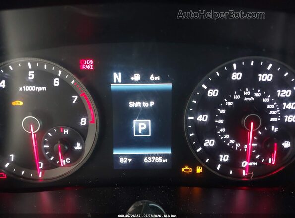 5NPE34AF8JH680564 2018 HYUNDAI SONATA Gray Widok tylnych siedzeń