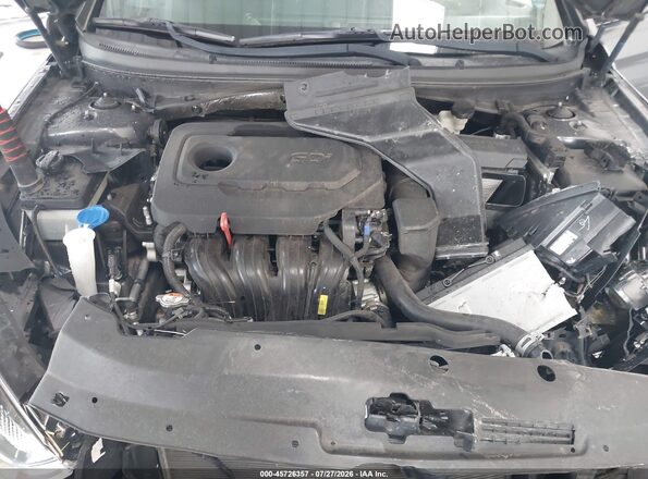 5NPE34AF8JH680564 2018 HYUNDAI SONATA Gray Widok z tyłu