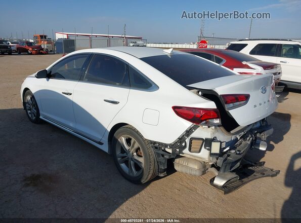 5NPE34AF8JH682010 2018 HYUNDAI SONATA White Задня ліва чверть