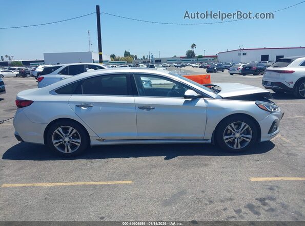 5NPE34AF8JH694657 2018 HYUNDAI SONATA Silver Սալոնի հետևի տեսք
