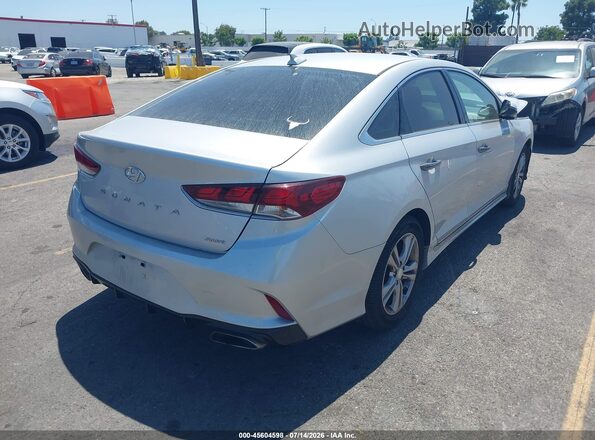 5NPE34AF8JH694657 2018 HYUNDAI SONATA Silver Հետևի աջ