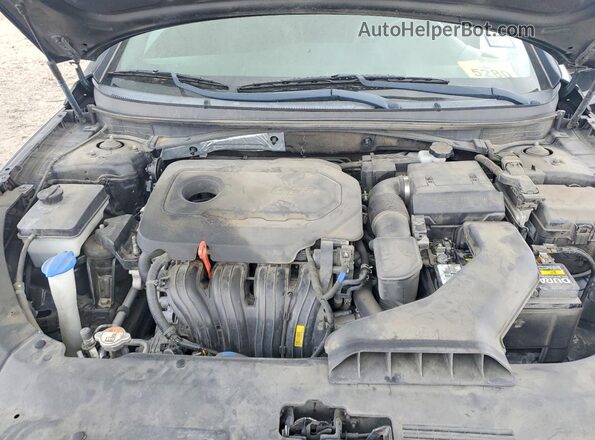 5NPE34AF8JH725051 2018 HYUNDAI SONATA Black Rear interior view