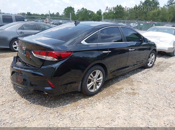 5NPE34AF8KH730803 2019 HYUNDAI SONATA Черный Задняя правая четверть