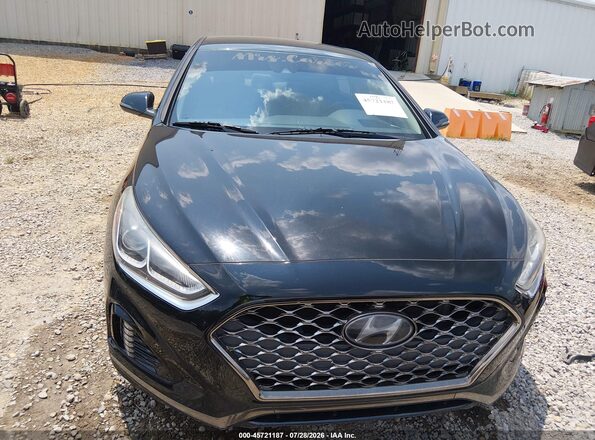 5NPE34AF8KH730803 2019 HYUNDAI SONATA Черный Вид щитка приборов