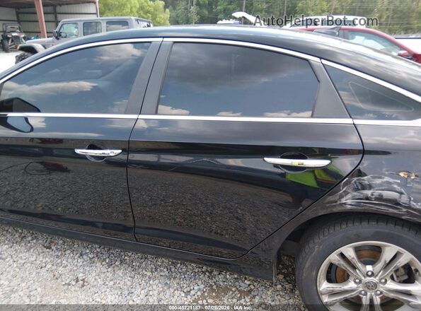 5NPE34AF8KH730803 2019 HYUNDAI SONATA Черный Панорамный вид салона 360°