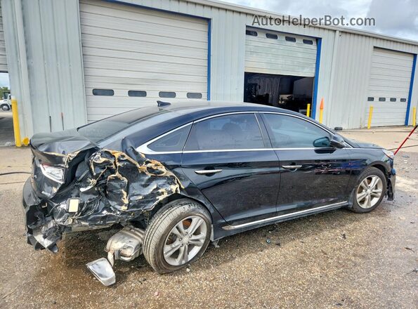 5NPE34AF8KH758746 2019 HYUNDAI SONATA Black Rear right