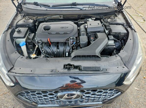 5NPE34AF8KH758746 2019 HYUNDAI SONATA Black Rear interior view