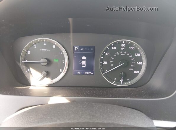 5NPE34AF9GH411322 2016 HYUNDAI SONATA Black Widok tylnych siedzeń