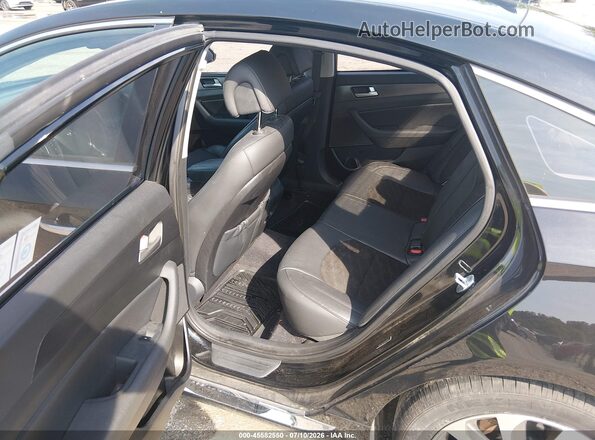 5NPE34AF9GH411322 2016 HYUNDAI SONATA Black Widok naklejki z numerem VIN