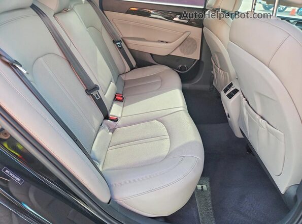 5NPE34AF9GH418092 2016 HYUNDAI SONATA Черный Вид задних сидений