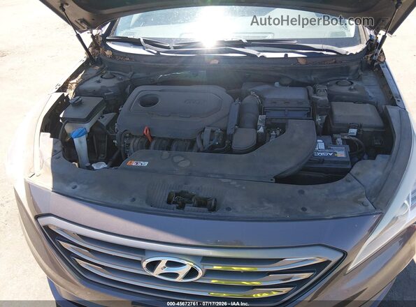 5NPE34AF9GH424331 2016 HYUNDAI SONATA Коричневый Вид сзади