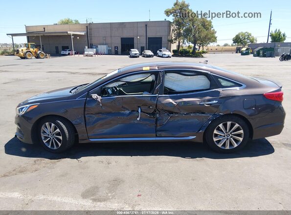 5NPE34AF9GH424331 2016 HYUNDAI SONATA Коричневый Вид спереди