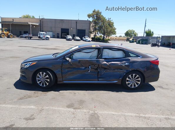 5NPE34AF9GH424331 2016 HYUNDAI SONATA Коричневый Панорамный вид салона 360°