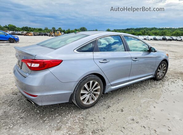 5NPE34AF9HH438764 2017 HYUNDAI SONATA Серебряный Задняя правая четверть