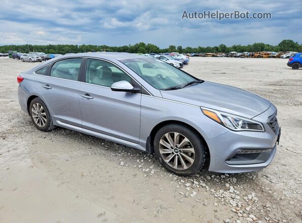 5NPE34AF9HH438764 2017 HYUNDAI SONATA Серебряный Передняя правая четверть