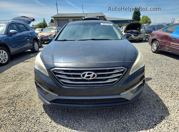 5NPE34AF9HH442460 2017 HYUNDAI SONATA Black Դիմացի տեսք