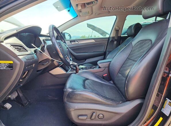 5NPE34AF9HH442460 2017 HYUNDAI SONATA Black Սալոնի դիմացի տեսք