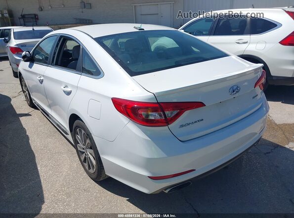 5NPE34AF9HH445181 2017 HYUNDAI SONATA White Tył lewy