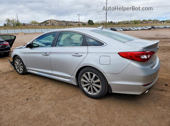 5NPE34AF9HH454429 2017 HYUNDAI SONATA Silver Trasero izquierdo