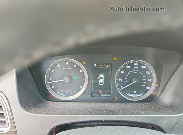 5NPE34AF9HH454429 2017 HYUNDAI SONATA Silver Vista del cuadro de instrumentos