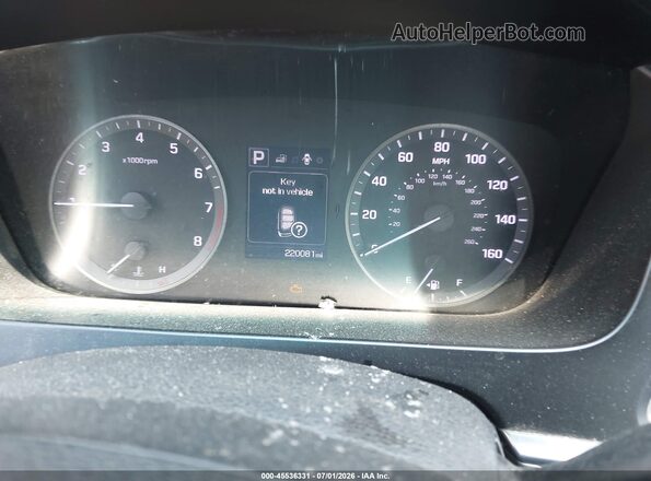 5NPE34AF9HH479783 2017 HYUNDAI SONATA Gray Вид задніх сидінь