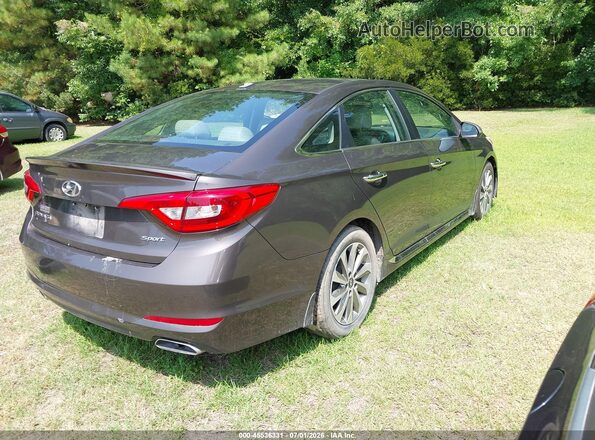 5NPE34AF9HH479783 2017 HYUNDAI SONATA Gray Задня права чверть