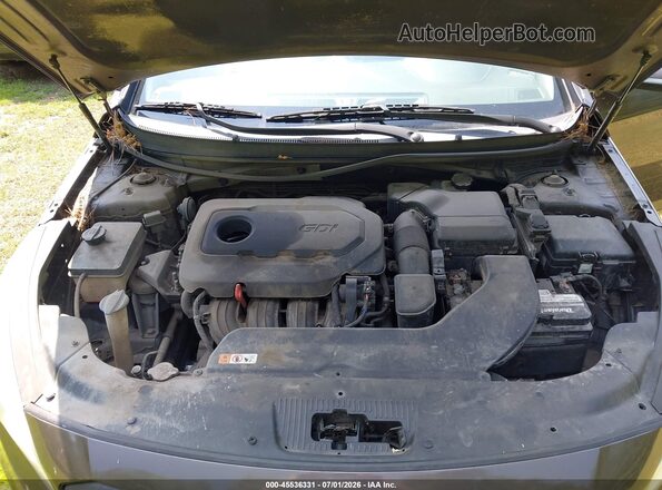 5NPE34AF9HH479783 2017 HYUNDAI SONATA Gray Вид ззаду