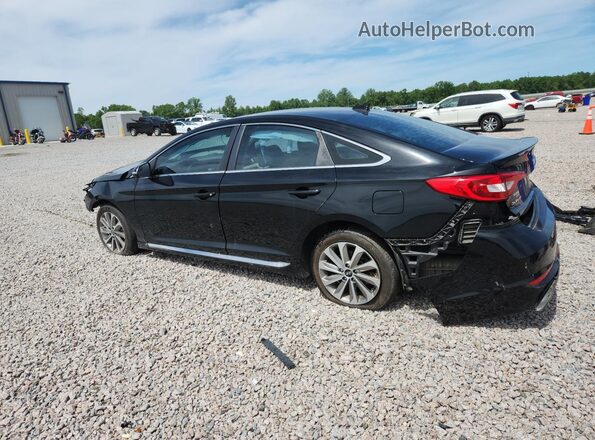 5NPE34AF9HH540467 2017 HYUNDAI SONATA Black Rear left