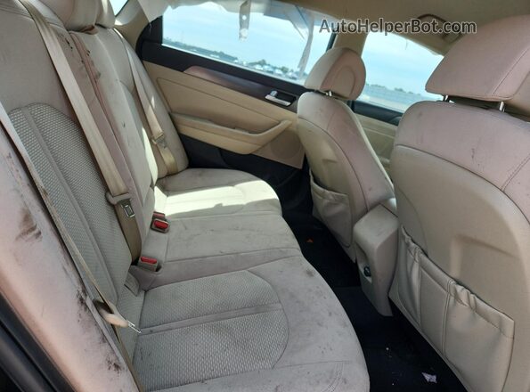 5NPE34AF9HH540467 2017 HYUNDAI SONATA Black Rear seats view