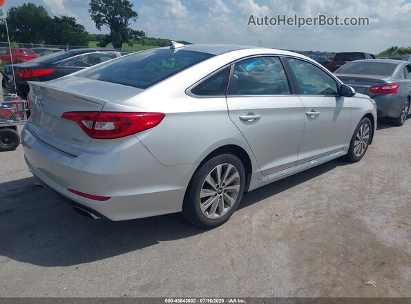5NPE34AF9HH544339 2017 HYUNDAI SONATA Silver Rear right