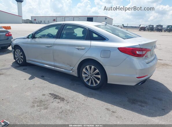 5NPE34AF9HH544339 2017 HYUNDAI SONATA Silver Rear left