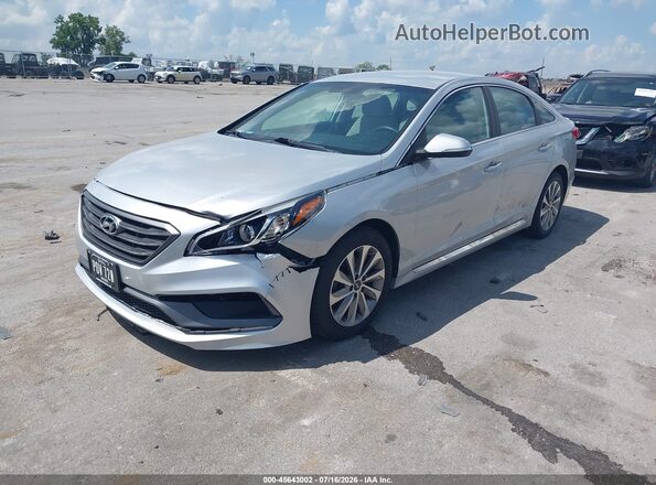 5NPE34AF9HH544339 2017 HYUNDAI SONATA Silver Front left