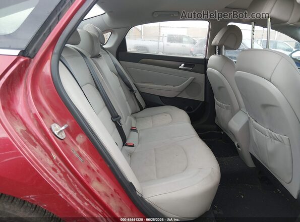 5NPE34AF9HH566700 2017 HYUNDAI SONATA Красный Вид наклейки с VIN-кодом