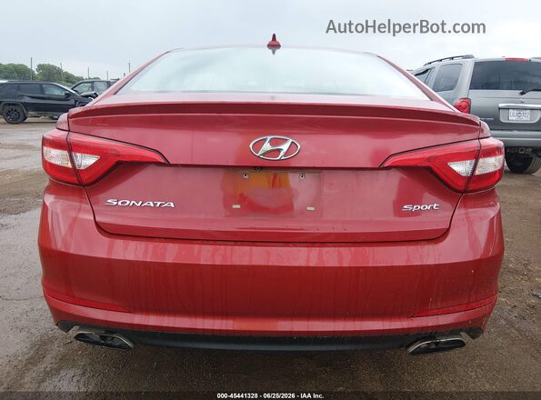 5NPE34AF9HH566700 2017 HYUNDAI SONATA Красный 
