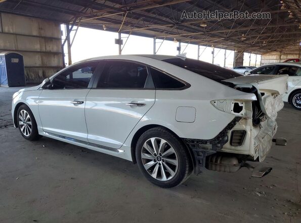 5NPE34AF9HH596165 2017 HYUNDAI SONATA White Tył lewy