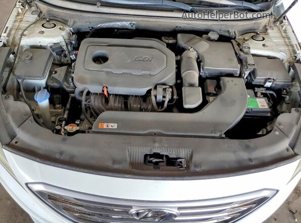 5NPE34AF9HH596165 2017 HYUNDAI SONATA White Widok wnętrza z tyłu