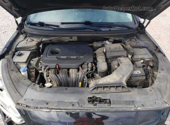 5NPE34AF9JH604576 2018 HYUNDAI SONATA Black Սալոնի հետևի տեսք